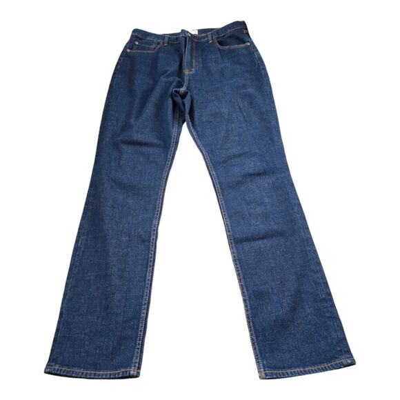 Abercrombie & Fitch‎ Dark Wash Slim Straight Ultra High Rise Jeans Plus Size 16 - Picture 6 of 13